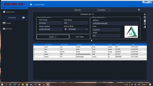 Courier Management System Preview | A project with C# & MS SQL смотреть онлайн