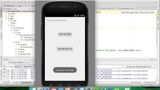 Android Tutorial 5 : onClick Listener смотреть онлайн