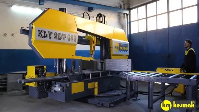 Полуавтоматический ленточнопильный станок KESMAK KLY смотреть онлайн