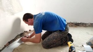 Монтаж демпферной ленты