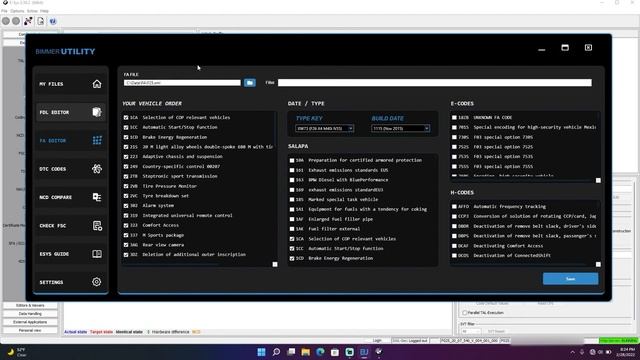 Bimmer-Utility - FA Edit