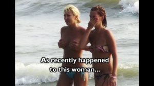 Topless Russians on Beach
