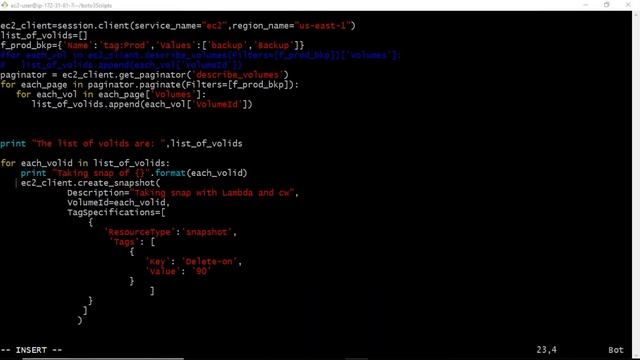 AWS Automation with boto3 | Automate snapshots of EBS Volumes | Lambdad and Cloudwatch смотреть онлайн