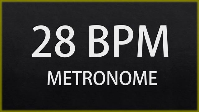 28 BPM - METRONOME смотреть онлайн