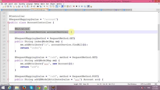 CRUD Spring MVC Framework and Hibernate with Autowired смотреть онлайн