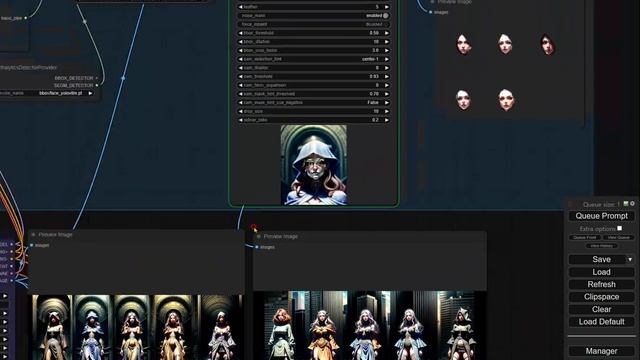 AI ComfyUI - 얼굴 디테일 Face Detailer смотреть онлайн
