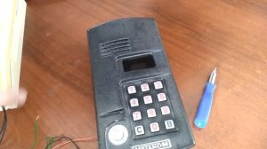 Домофон Метаком МК-2003ТМ4Е. Подключение трубки без коммутатора