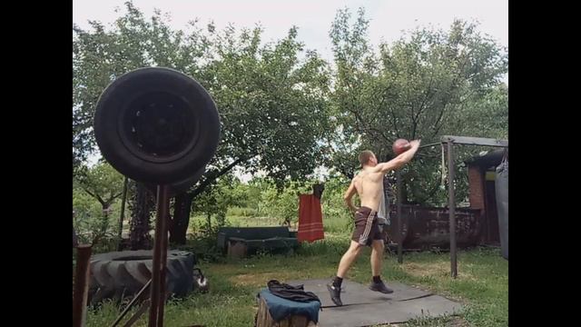 связки с бросками гири в 4 оборота. 16 кг. смотреть онлайн