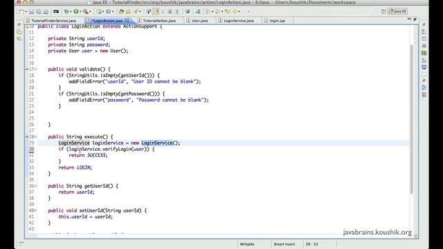 Struts 2 Tutorial 15 - Using Model Objects смотреть онлайн