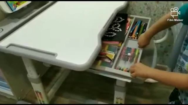 ОБЗОР: Растущая парта и стул трансформеры Cubby Vanda Grey. смотреть онлайн