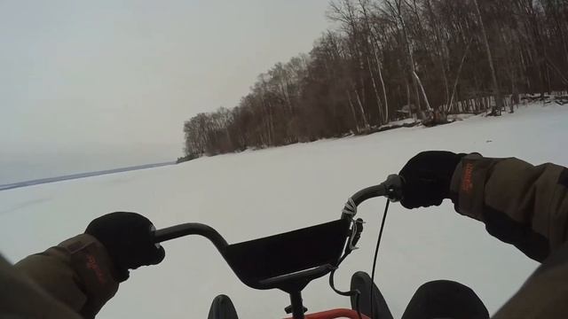 Покатушки на Вьюге по Сурскому водохранилищу смотреть онлайн