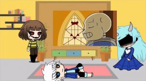 Реакция персонажей Андертейл на анимацию (1/?)