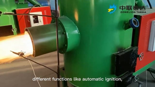 1100kw Biomass Pellet Burner Firing смотреть онлайн