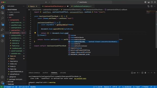 React Hooks Explained - 09 useInsertionEffect смотреть онлайн