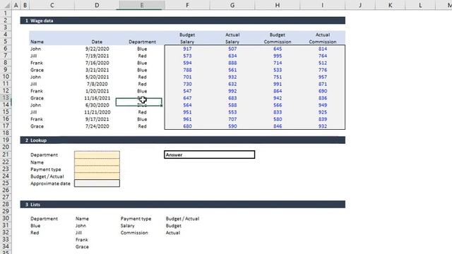 Excel lookup against multiple vertical and horizontal criteria with approximate dates (Part 1 of 2) смотреть онлайн