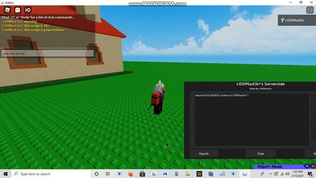 Roblox Serverside Script Showcase #2: Cerberus Neko