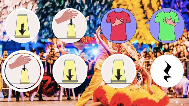 💃 🕺🏼Disco samba|Brasil music| Body percussion Cup Song | Tatitimusic смотреть онлайн