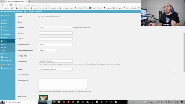 Lesson 6 i: WordPress User Settings смотреть онлайн