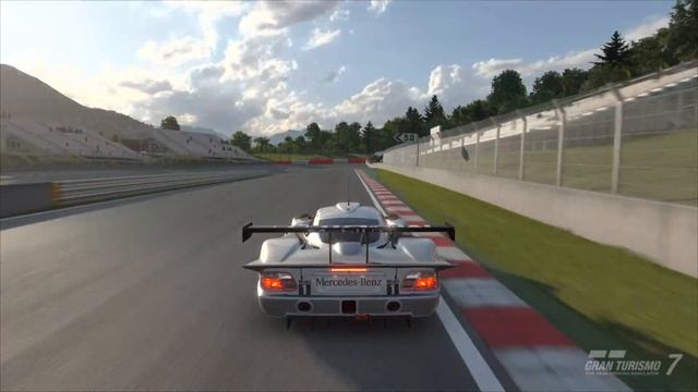 Gran Turismo 7 Testing AMG Mercedes CLK-LM 98 in Deep Forest Raceway. смотреть онлайн