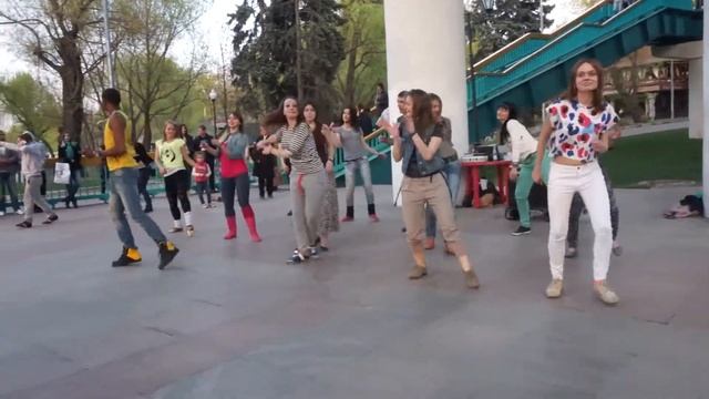 Open air zouk under Andreevskiy bridge 27 april 2014 смотреть онлайн