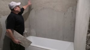 Что делать если ванна не помещается в санузел ? Укладка плитки в ванной комнате