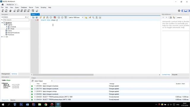 Java. Создание схемы БД в MySQL. Подготовка таблиц к работе. JDBC. Урок 2 смотреть онлайн