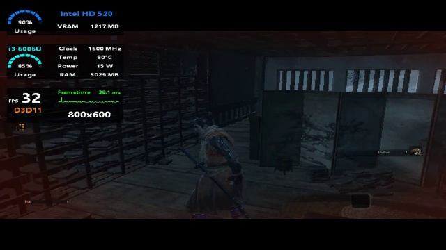 Sekiro: Shadows Die Twice | Intel HD 520 [i3 6006U + 8GB Ram] смотреть онлайн