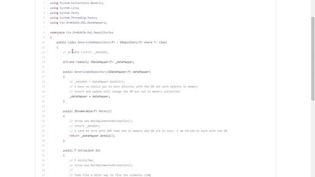 Adapter (Repository, UnitOfWork) for Ado with ASP.NET 3b 1/2 смотреть онлайн