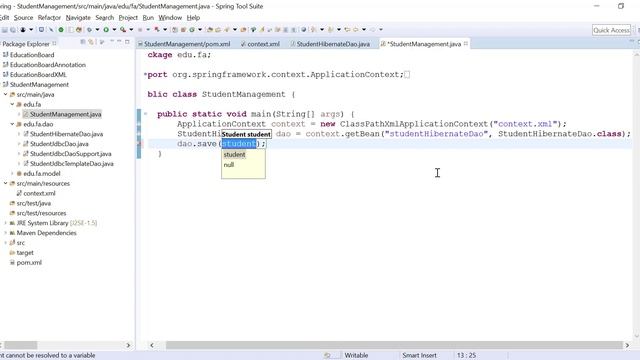 18 Spring with Hibernate - DAO смотреть онлайн