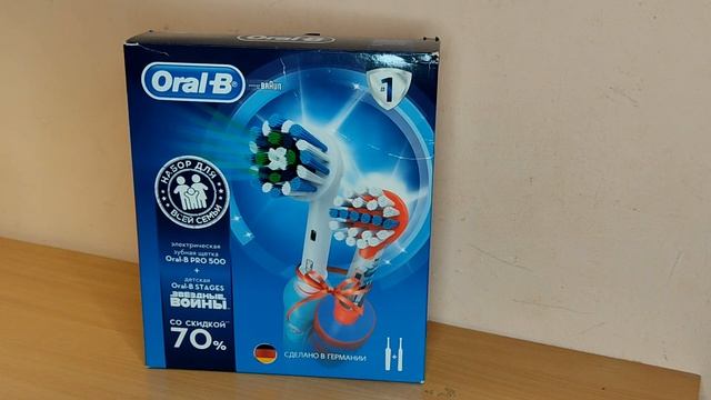 Электрическая зубная щётка Oral-B Pro 500+Stages Power Звёздные войны(Electric Toothbrush Star Wars смотреть онлайн