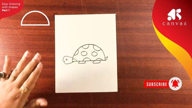 Drawing with shapes | Part 1 | How to draw with shapes. Education shapes drawing. Education video. смотреть онлайн