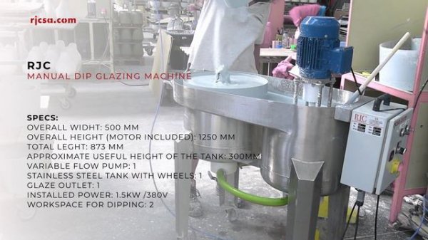 Manual Dip Glazing Machine