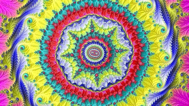 Fractal Relaxing Screensaver Particle footage Paint Видео заставка Живые обои смотреть онлайн