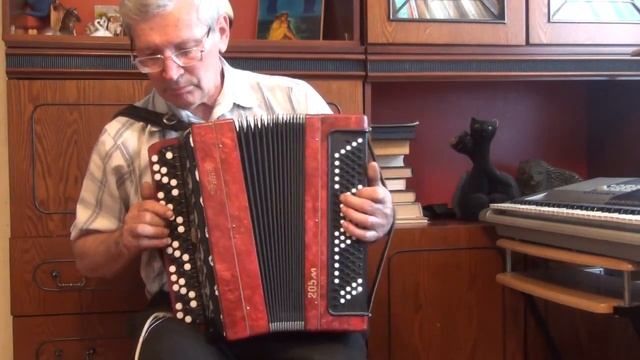 Танго Ночи (Ночное танго) на баяне смотреть онлайн