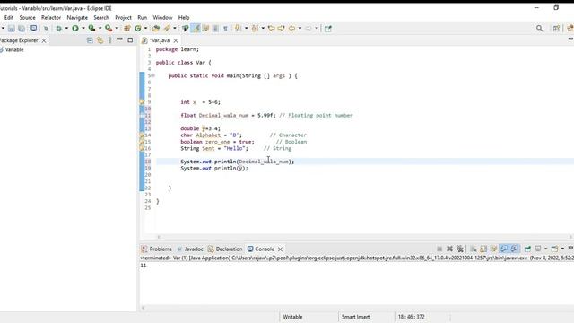 Data Types Practical in JAVA || Hands on Data Types in JAVA смотреть онлайн