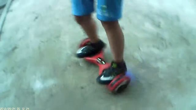 Гироскутер на улице