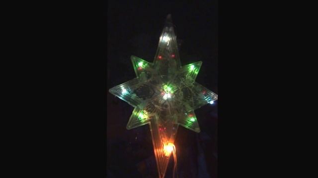 Гирлянда Верхушка Звезда, новогодняя елочная гирлянда, светящаяся мигающая звезда смотреть онлайн