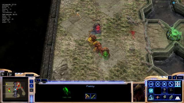 Starcraft 2: Custom Game 1/2: Fatty Fight - Aug 9, 2013 смотреть онлайн