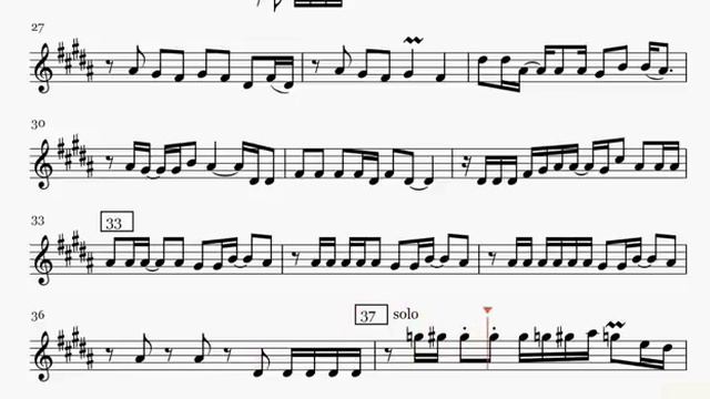 Talk Dirty Jason Derulo Saxophone Sheet Music YouTube смотреть онлайн