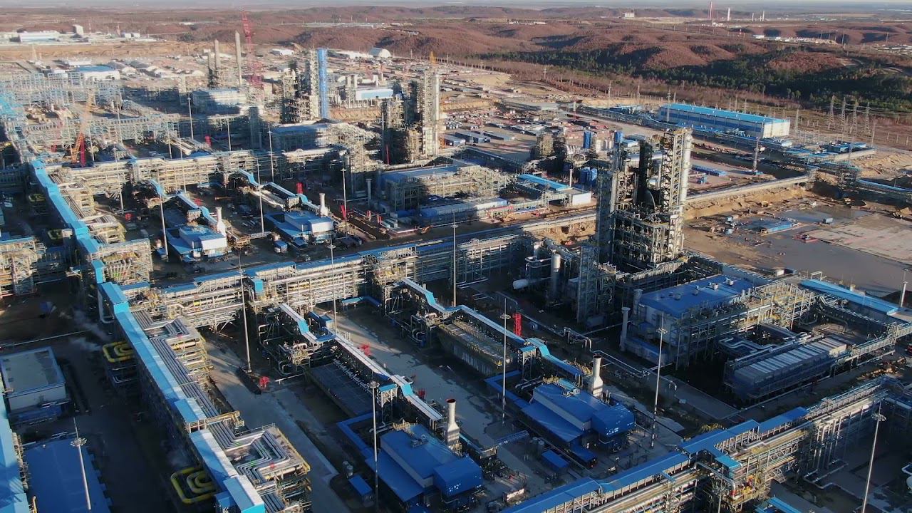 Тушение возгорания на Амурском ГПЗ полностью завершено смотреть онлайн