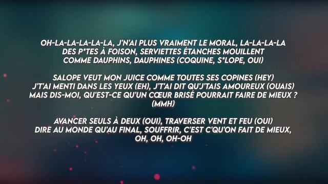 LYRICS / PAROLES🎤│HAMZA FEAT DAMSO - NOCIF
