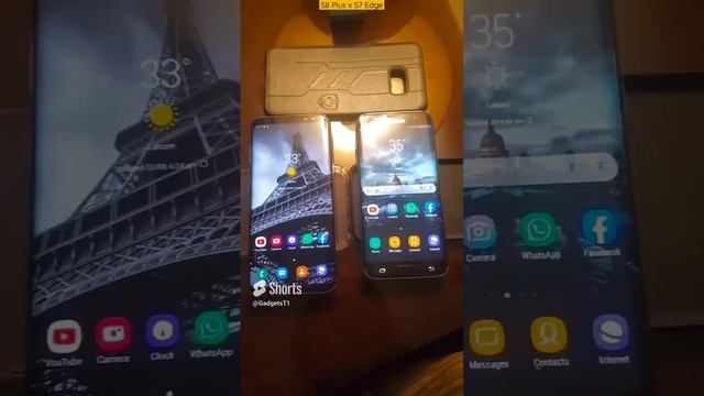 Samsung S8 Plus & S7 Edge Screen Size Comparison | GadgetsT смотреть онлайн