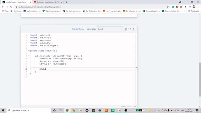 HackerRank | Java | Biginteger | Certification | Gold Badge смотреть онлайн