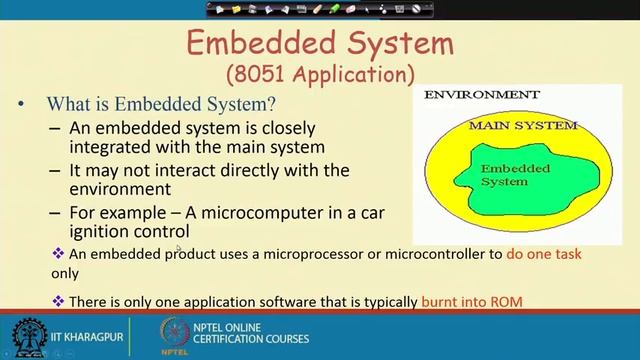 Lecture 23 : 8051 Microcontroller