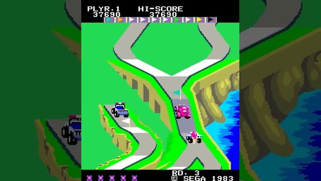 Up'n Down (1983 Sega) (Arcade)