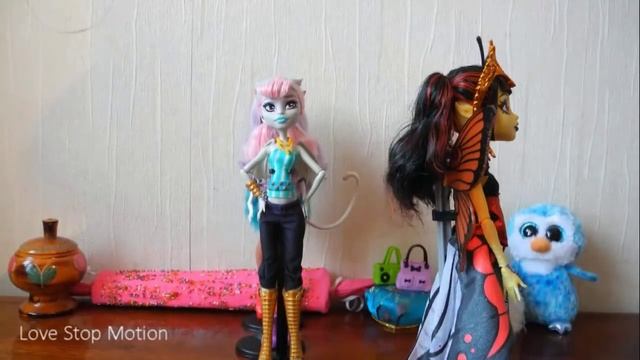 Стоп Моушен Монстер Хай: Сумасшедшая Клодин #3 смотреть онлайн