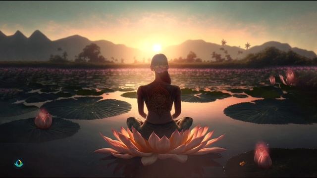 432 Hz Meditation Music | Relax Mind Body | Sacred Lotus смотреть онлайн