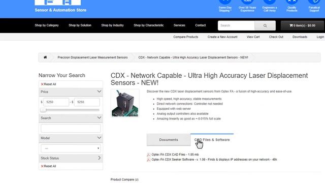 Optex CDX Series IP address finder tool смотреть онлайн