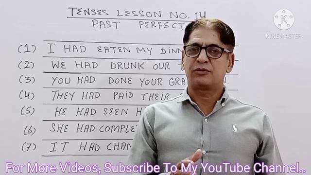 Tenses Lesson No 14 ll Present, Past and Future Perfect. By: Sir Amjad Pervaiz in English/Urdu/Hind смотреть онлайн