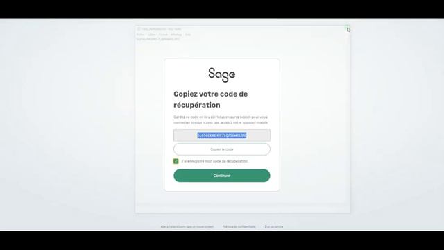 Sage A2F double authentification par application (type google authenticator) смотреть онлайн